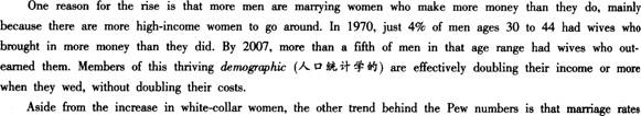 英語四級閱讀理解