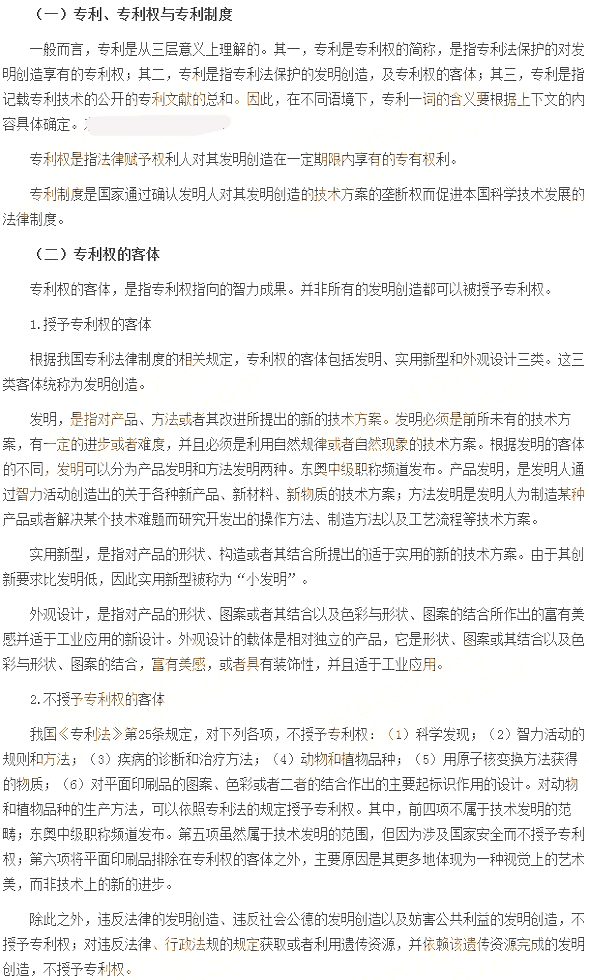 專利法律制度
