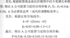 2014年證券投資分析考試要點(diǎn)解析:第七章