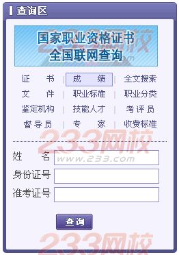 河南2013年11月人力資源管理師成績查詢入口