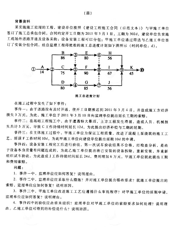 2014二級建造師建筑工程模擬試卷