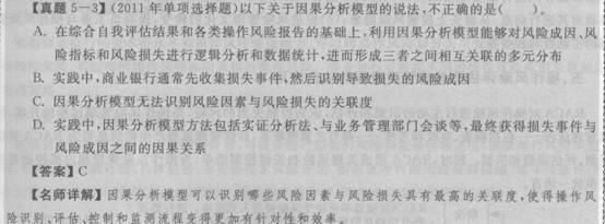 2016年銀行從業資格考試初級《風險管理》知識點精講第五章：操作風險管理