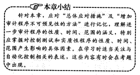 2014年注冊會計師考試《審計》第八章講義及習題