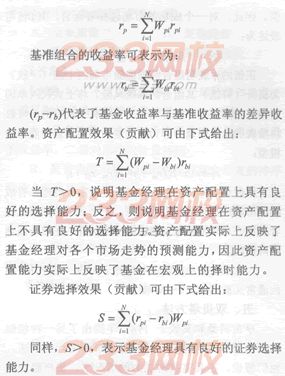 2014年證券從業《投資基金》考試要點解析：第十五章