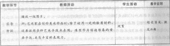 2014年教師資格《美術學科知識與教學能力(初級中學)》專家命題卷(2)