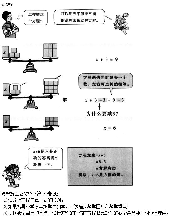 小學教育教學知識與能力題型強化練習(6)教學設計
