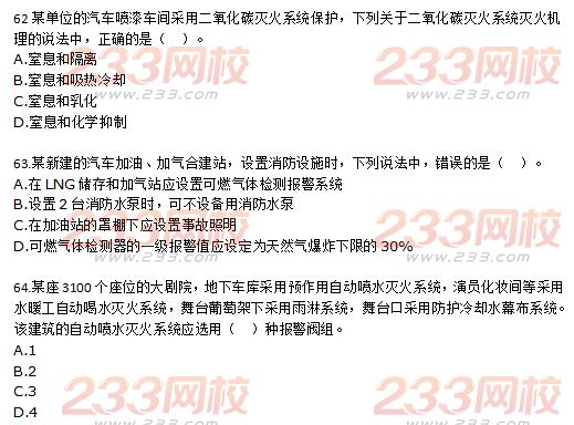 2015年消防安全技術(shù)實(shí)務(wù)真題網(wǎng)友版（1）
