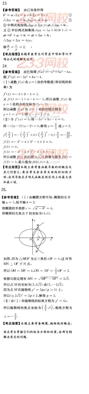 2016年成人高考數(shù)學(xué)(文史財(cái)經(jīng)類)模擬試題及答案（1）