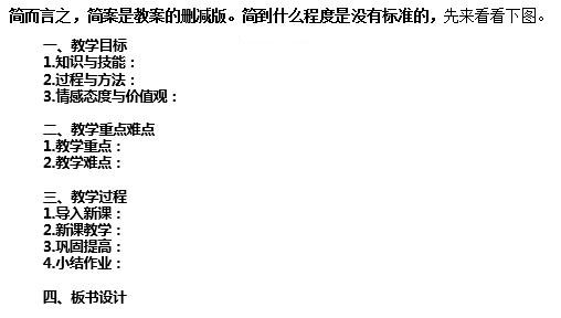 教師資格面試指導：如何寫教案