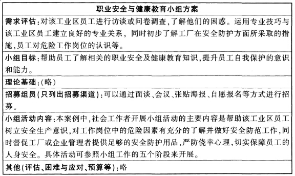 2015社會工作者《社會工作實務》（中級）真題及答案