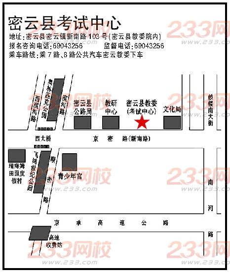 北京成人高考區縣招辦報名咨詢聯系方式--密云縣