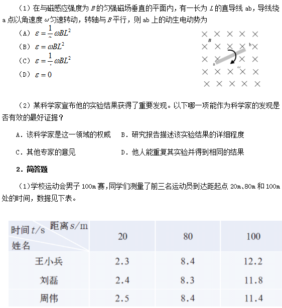 教師資格證考試大綱——《物理學(xué)科知識與教學(xué)能力》（初級中學(xué)）