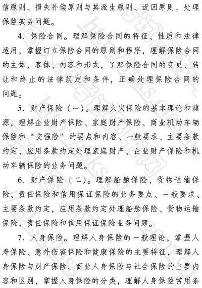 2017年初級經(jīng)濟師考試大綱：初級保險專業(yè)知識與實務(wù)