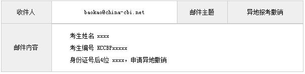 233網校銀行從業資格考試報名異地報考怎么撤銷？