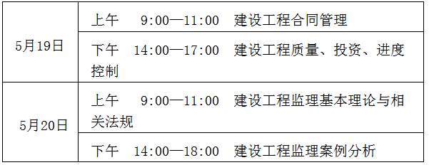 寧夏2018年監(jiān)理考試時(shí)間及科目.png