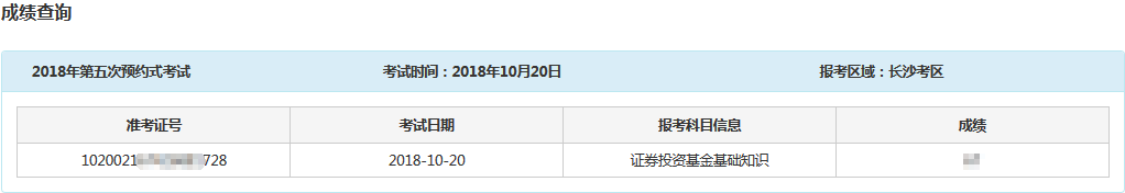 2018年10月基金從業考試成績今天10點已公布