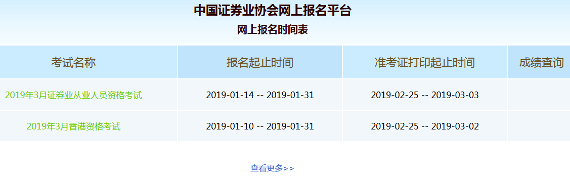 2019年中國(guó)證券業(yè)協(xié)會(huì)官網(wǎng)報(bào)名入口