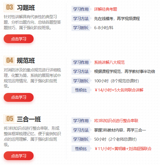 233網校一級消防工程師強化階段