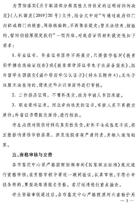 2019年河北人力資源管理師考試報名時間公布