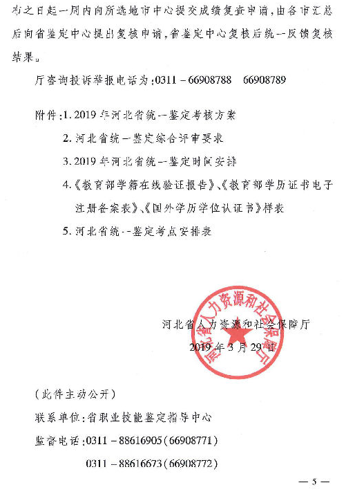 2019年河北人力資源管理師考試報名時間公布
