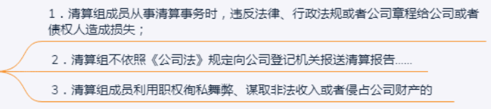 清算組的法律責任