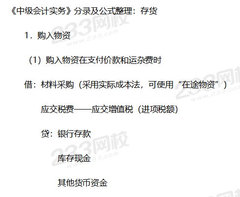 中級會計實務分錄