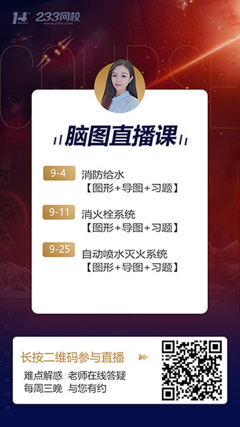 9月一級消防思維導圖直播課