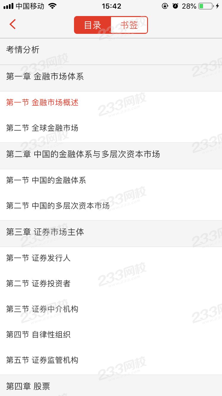 233網校證券從業干貨筆記