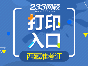 2020年西藏初級(jí)會(huì)計(jì)職稱考試準(zhǔn)考證打印入口