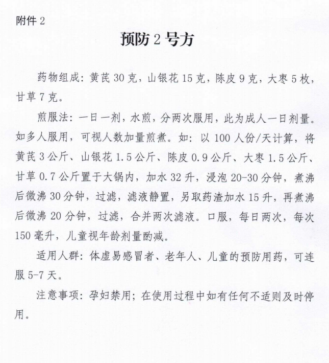 湖南省中醫藥管理局發布：中藥預防新型冠狀病毒感染的通知！