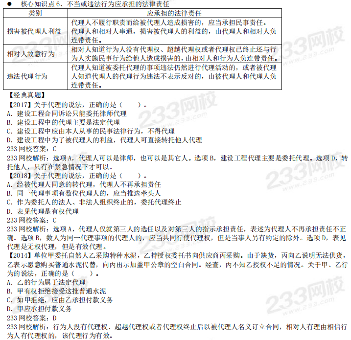 2020二級建造師干貨筆記