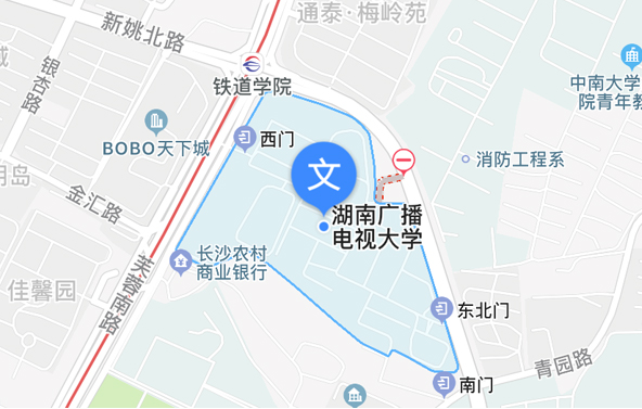2020年湖南長沙考區二級建造師執業資格考試考點地圖