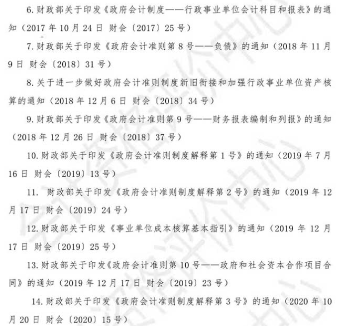 2021初級會計《初級會計實務》主要參考法規索引
