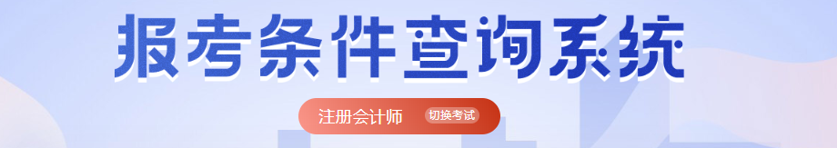 注會(huì)報(bào)名條件查詢(xún)